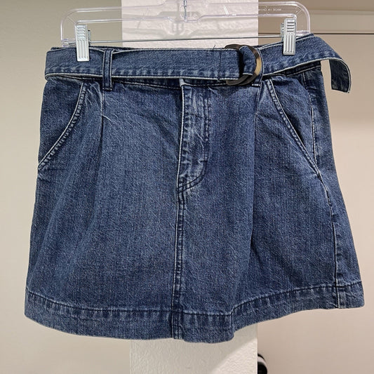 Denim Skirt (29) We The Free People Jade Belted Western Preppy Y2K 90s Basics