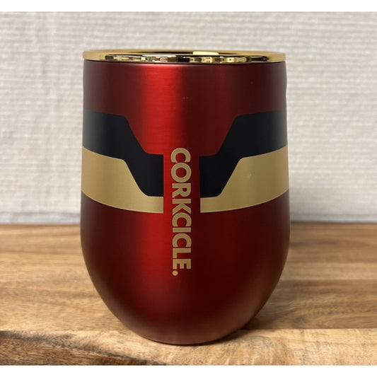 NWT Corkcicle Insulated 12 oz Marvel's Iron Man Design Stemless Wine Tumbler