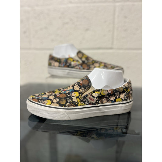 Vans x Peanuts Classic Slip-On "The Gang" Sneakers Mens Size 7.5