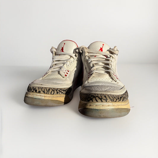 Nike Size 8.5 Air Jordan 3 Mid Cardinal Red