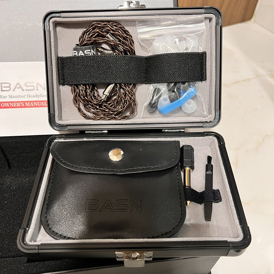 New BASN MTPro In-Ear Monitors 14.5mm Planar HiFi IEM Headphones MMCX Connection