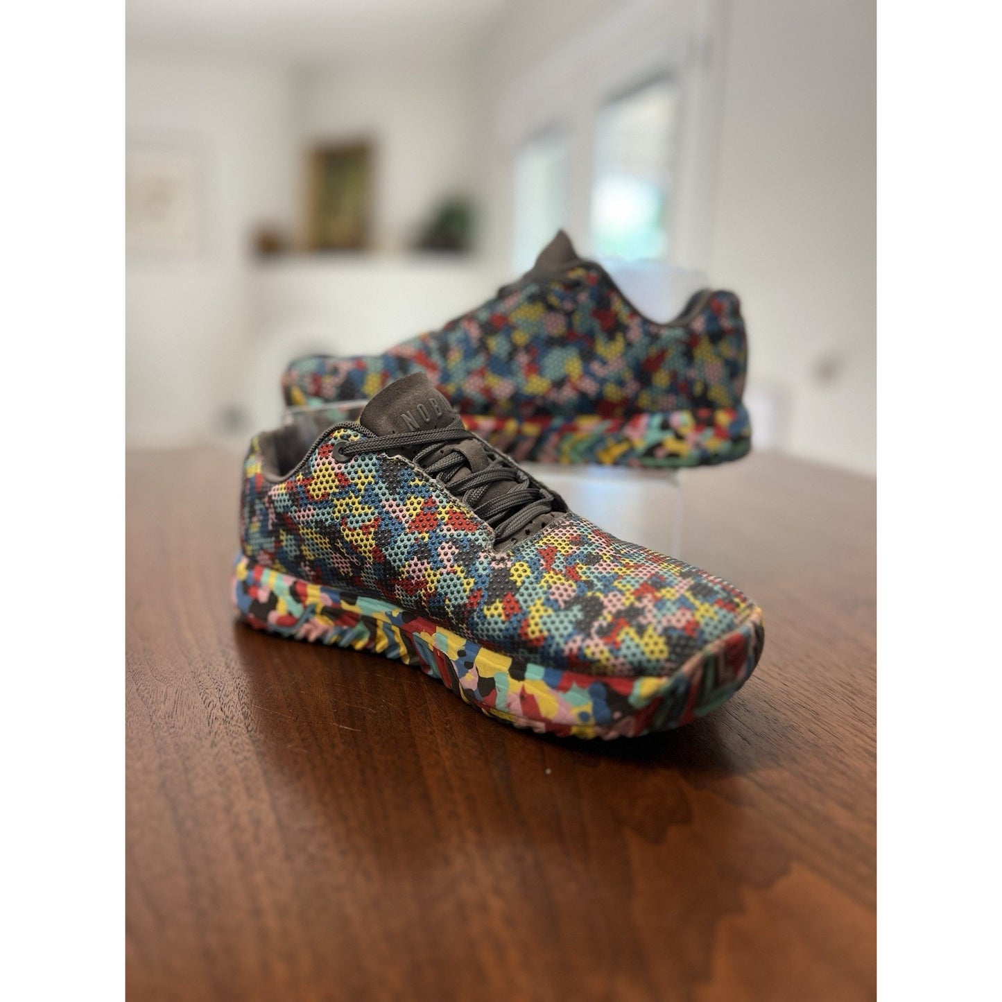NOBULL Wild Trainer Pixelated Multi-color Pattern Men’s Sz 7.5 Women’s Sz 9