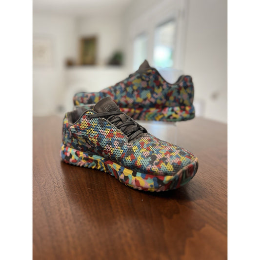 NOBULL Wild Trainer Pixelated Multi-color Pattern Men’s Sz 7.5 Women’s Sz 9