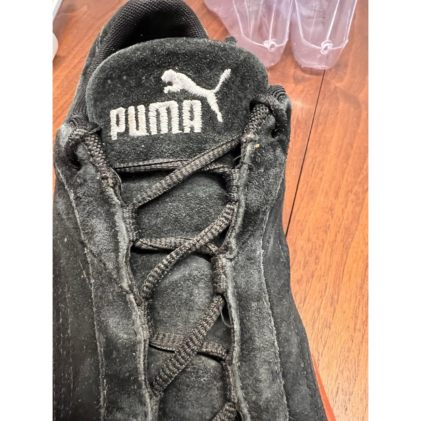 Puma Speedcat OG Sneaker Black and Red Men’s Size 13 Suede Upper Racing Inspired