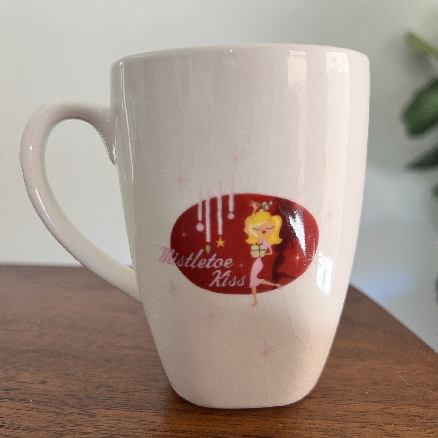 Christmas Cuties Mug Set Retro Atomic Starburst MCM Sakura Kitsch Holiday Decor