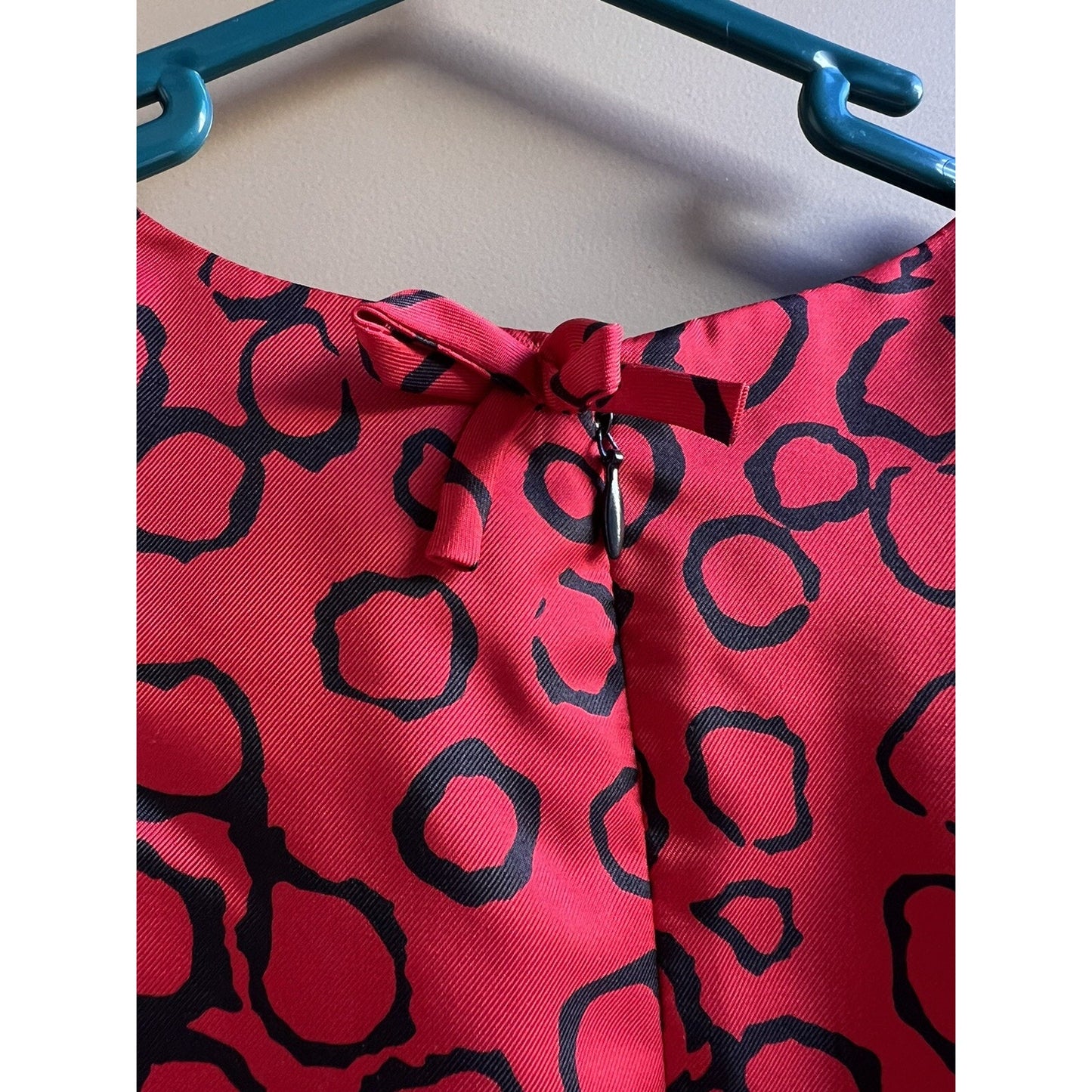 NWT 70s I Magnin Stanley Sherman Silk (18) Dress Vintage Mod Retro Designer
