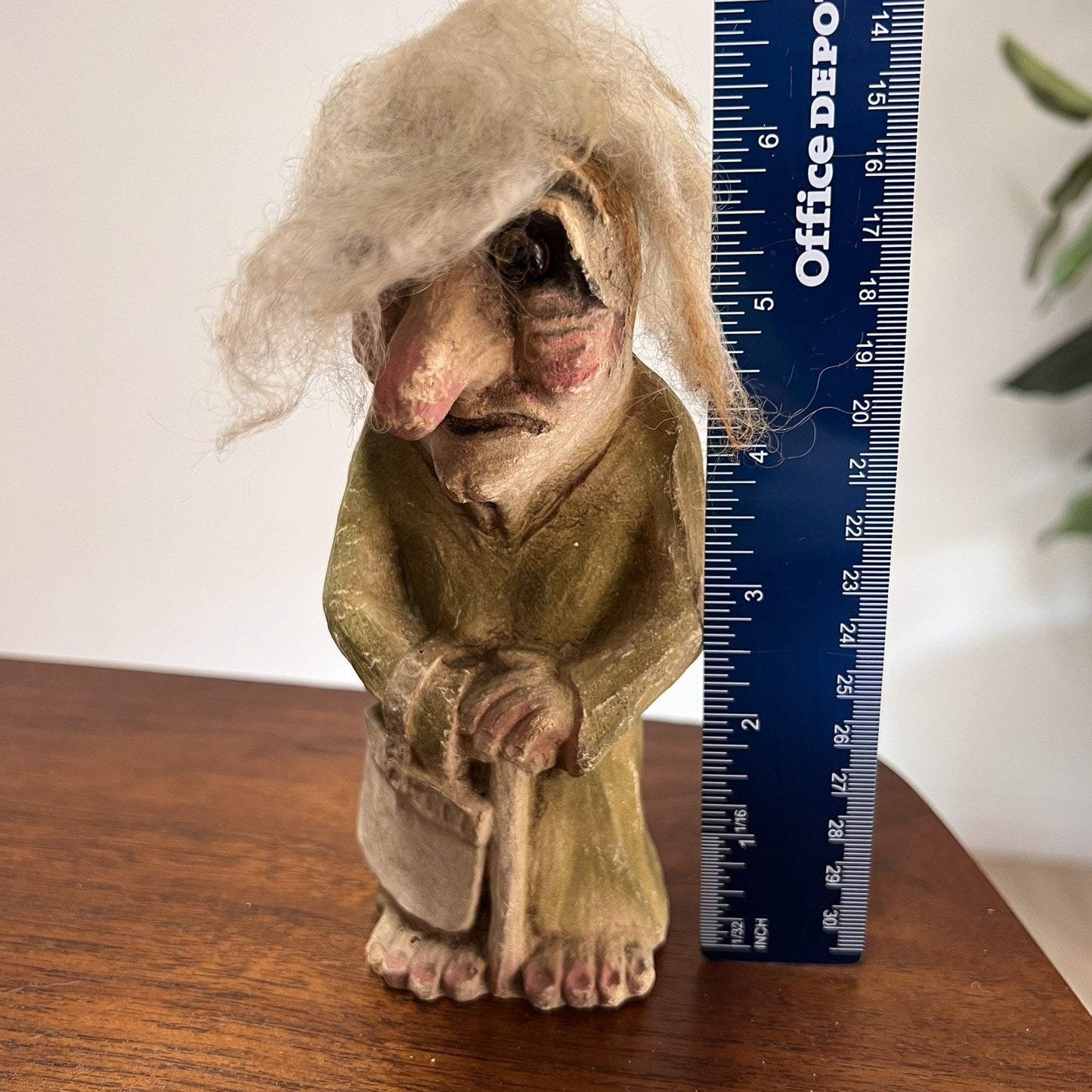 Lot Of 4 Rare Ny Form Troll Doll Handmade Retired Norwegian Collectible Folk Art