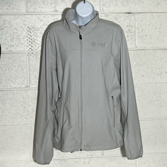North Face Women’s Jacket Apex (L) Softshell Gray Full Zip