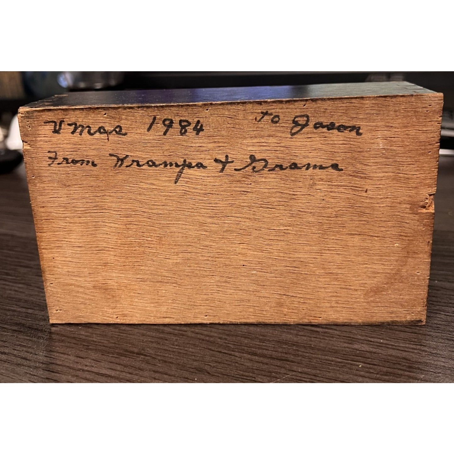 Vintage 80's Pressman Tournament Dominoes Set w/ Wooden Box