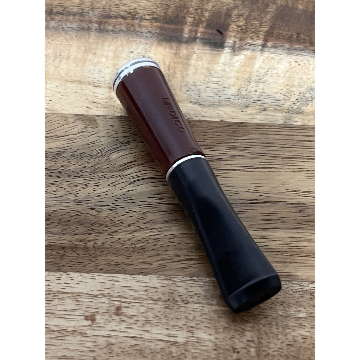Vintage Medico 2.5" Briar Wood Cigarette Cigarillo Holder