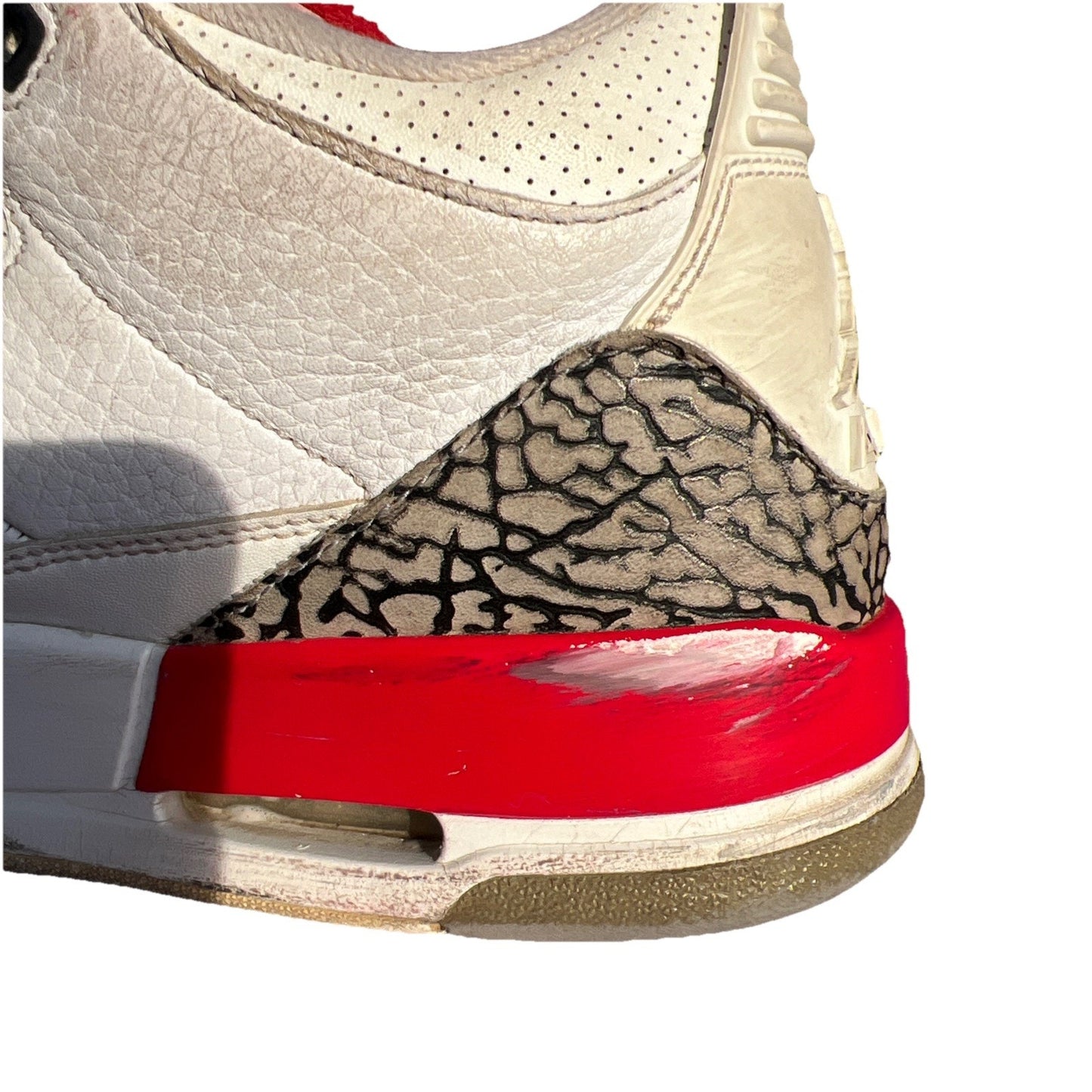 Nike Size 8.5 Air Jordan 3 Mid Cardinal Red