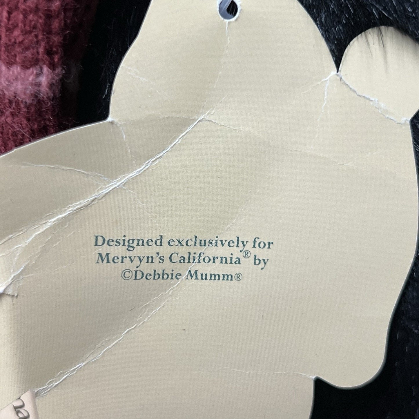 NWT 18” Vintage Hugsy Debbie Mumm Penguin Plush 1998 Christmas Book Mervyns