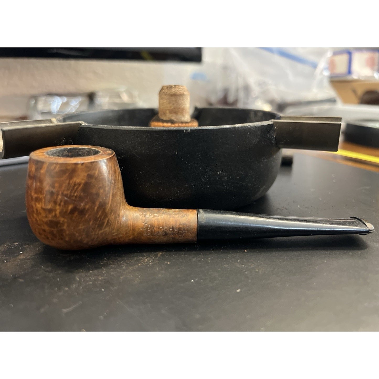 Vintage Taylor Hall Selected Briar Estate Tobacco Smoking Pipe