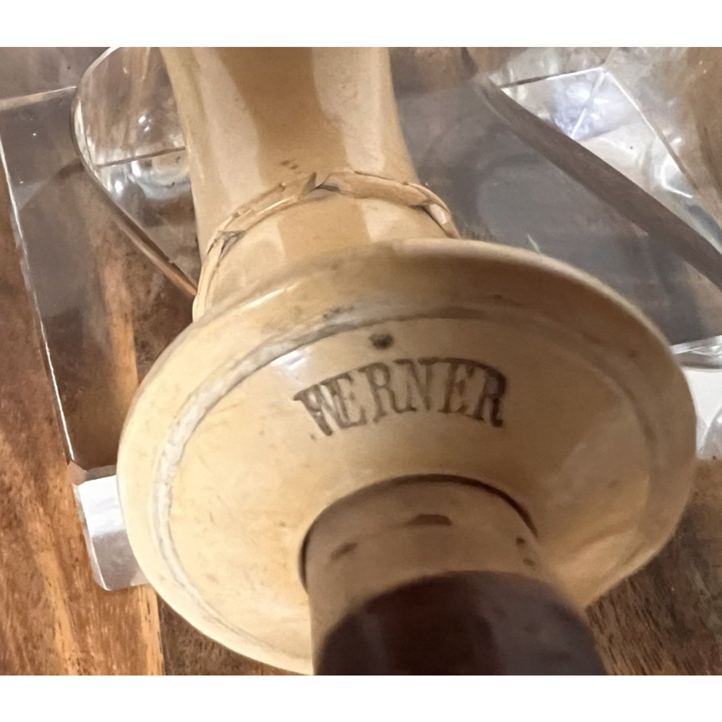Antique Werner Gesteckpfeife (Hunting) Drop-Stem Smoking Pipe
