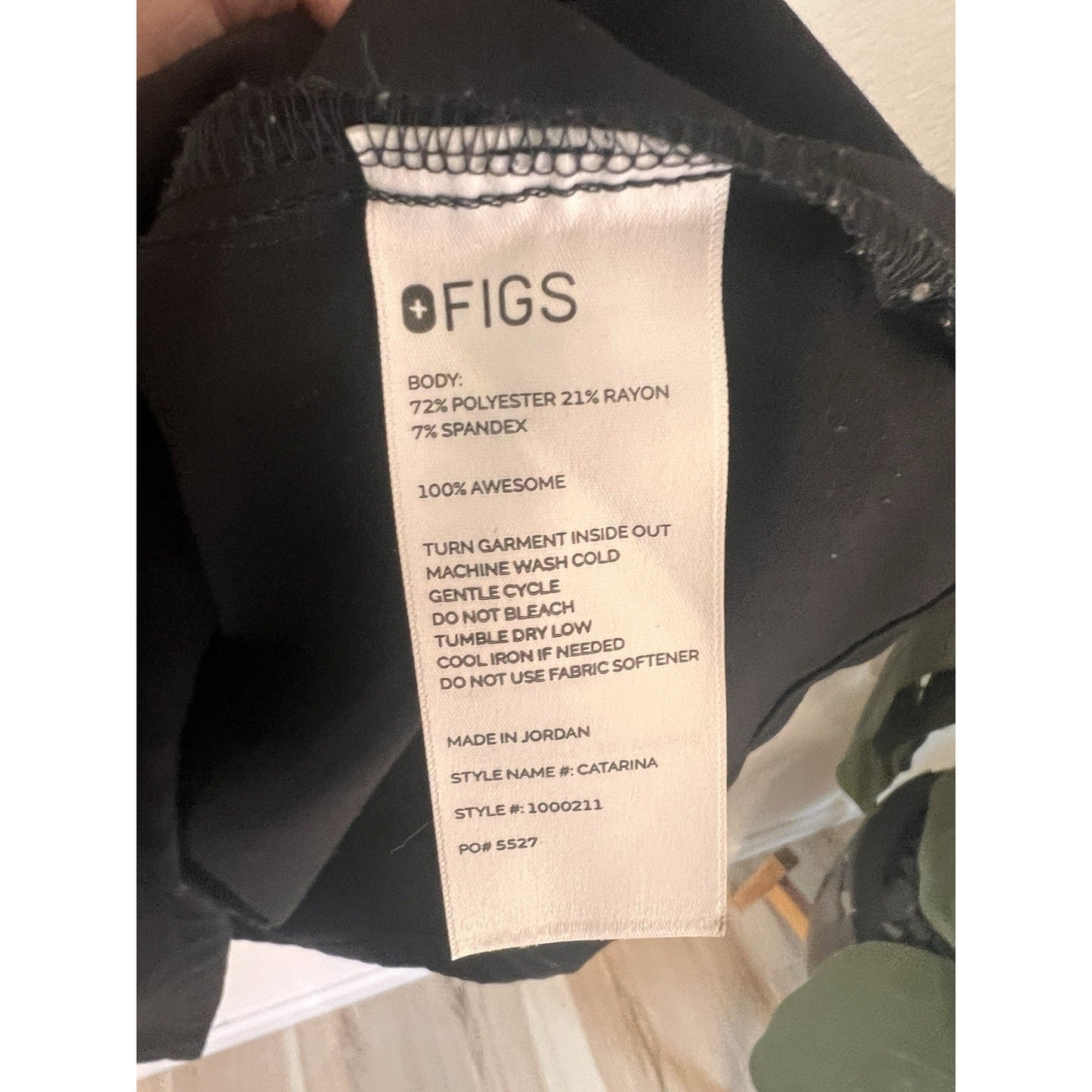 FIGS Catarina 1 Pocket Women’s Scrub Top PO#5527 Size XL Style# 1000211
