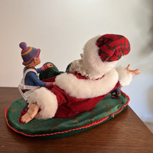 Dept 56 Possible Dreams Clothtique Tickled Silly Santa Christmas Box 88057