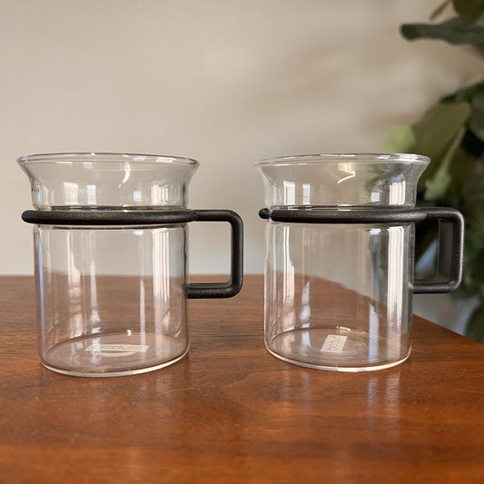 Bodum Star Trek Captain Picard Mug Cup Set Bistro TNG Prop Clear Glass Handle