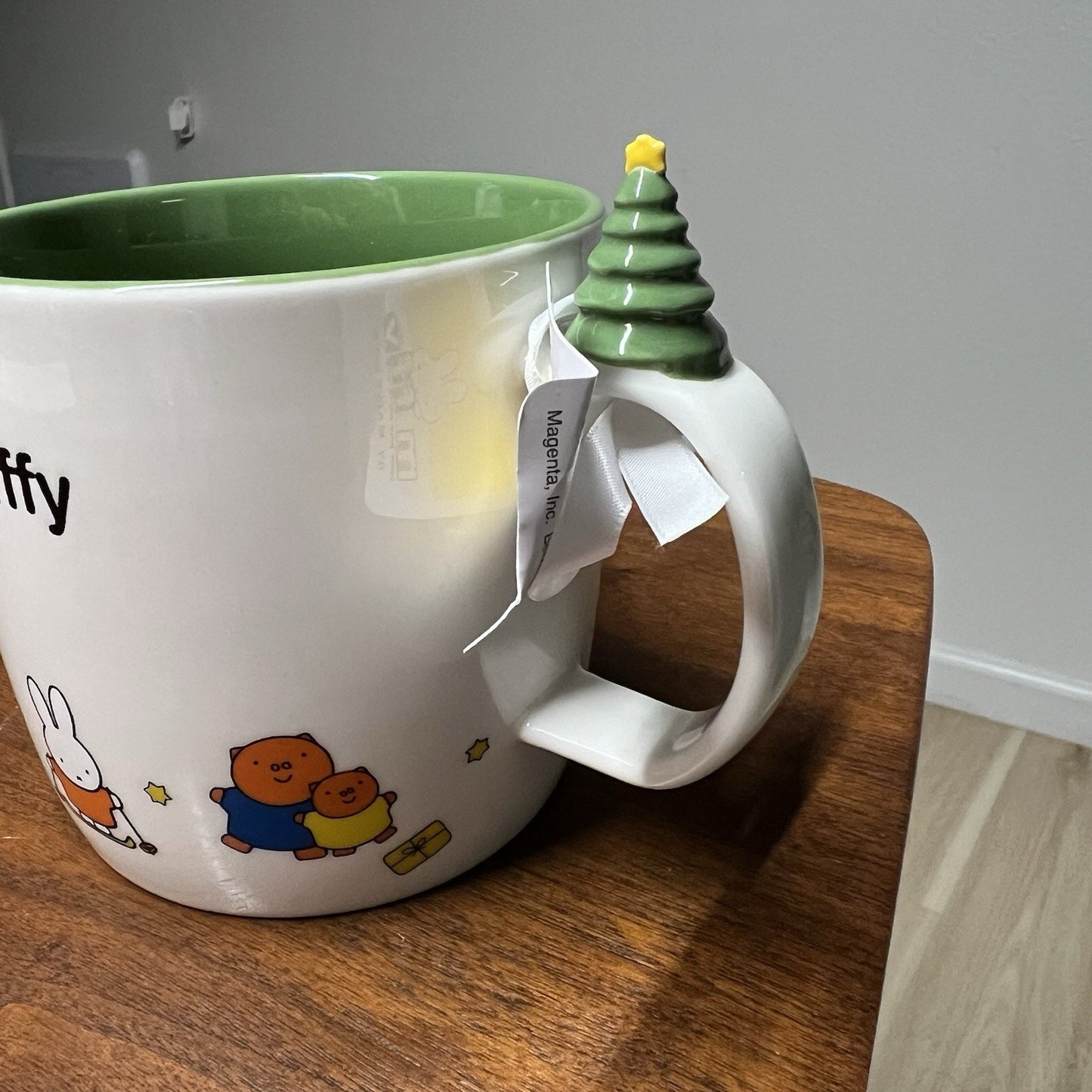 NEW Miffy By Magenta Christmas Coffee 3D Mug Holiday Two Sided