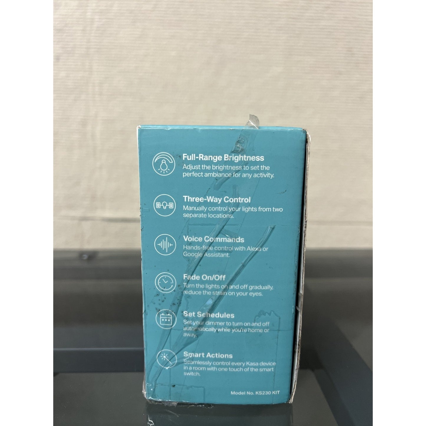 Tp-Link Kasa Smart Wi-Fi Dimmer Switch Model KS230 Alexa Googl SmartThings