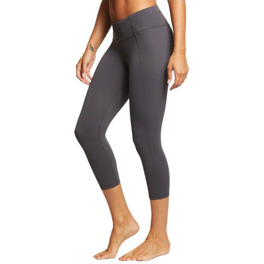 NWT prAna XS Momento Capri‎ Charcoal Grey 7/8 Leggings Coolmax