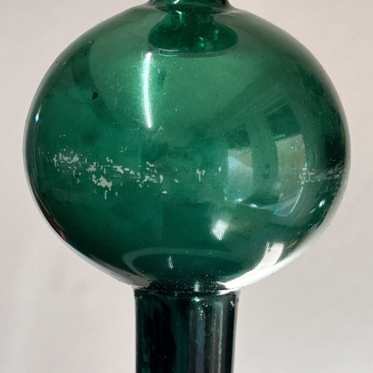 Vintage 1950s Shiny Brite 15” Spire Handblown Glass Tree Topper Original Box