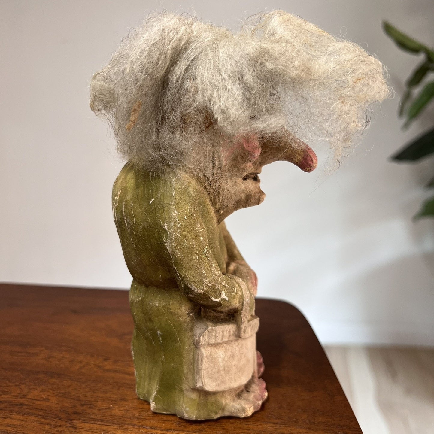 Lot Of 4 Rare Ny Form Troll Doll Handmade Retired Norwegian Collectible Folk Art