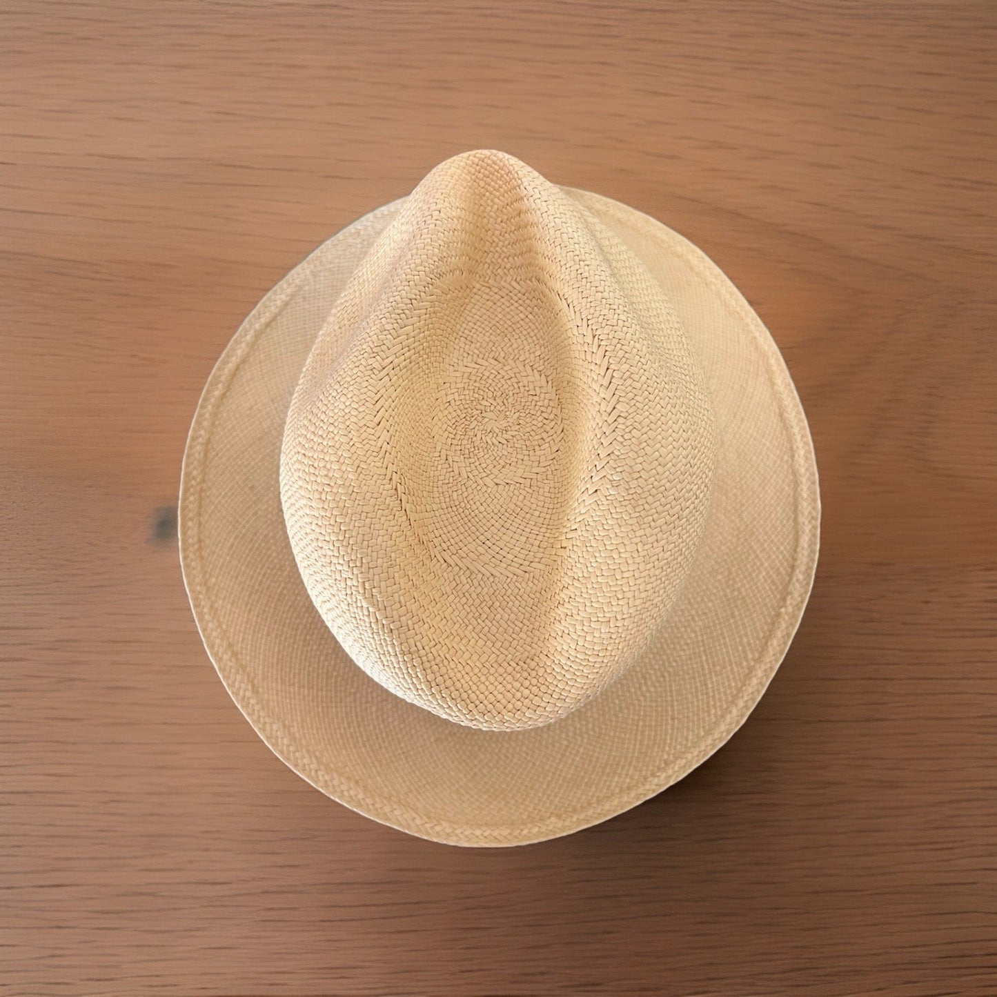 J Crew Panama Hat Straw Fedora S M Genuine Ecuador Unisex Summer Classic