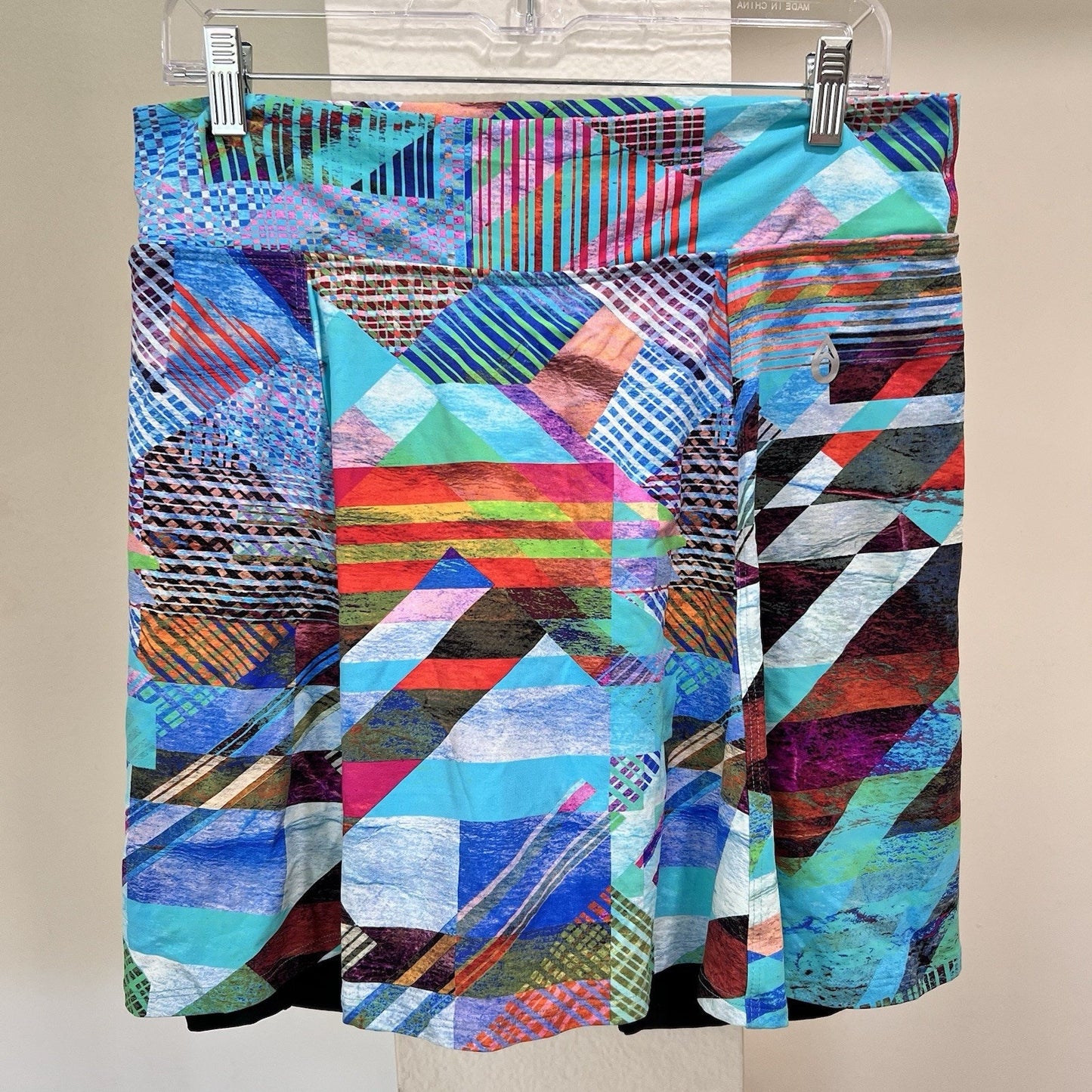 Dona Jo Ultimate Skort 17” (3) 32” Waist Pickleball Tennis Pockets Loud Funky