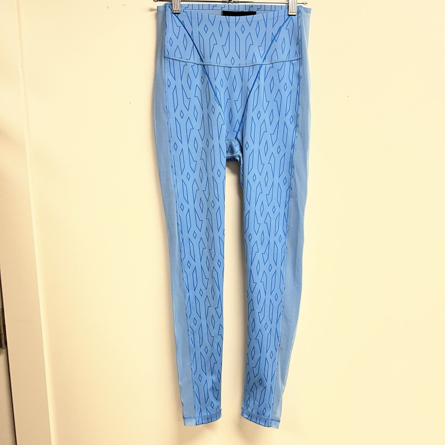 Adidas x Ivy Park Beyonce Leggings Small/25” Mesh Monogram Blue