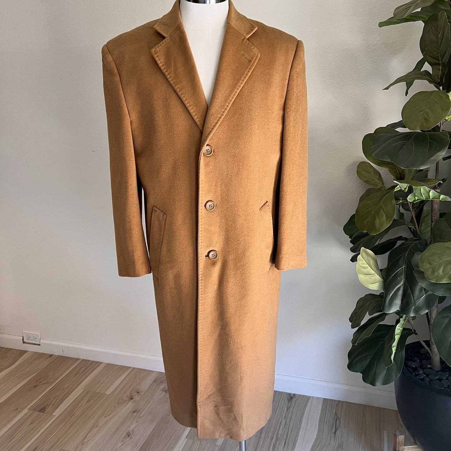 Riccardo Fazzi (38) Wool Cashmere Old Money Designer Topcoat Overcoat Trench