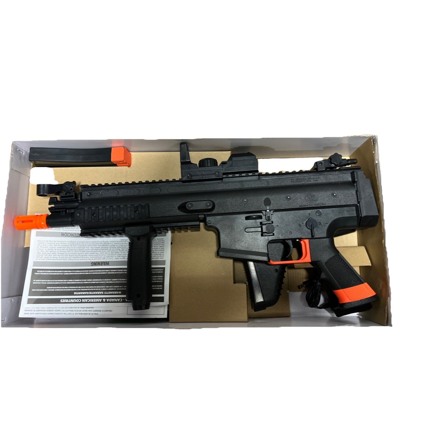 NIB FN Herstal FN SCAR Airsoft KIT SH199 COMPLIANT Pistol & Rifle. Folding Stock