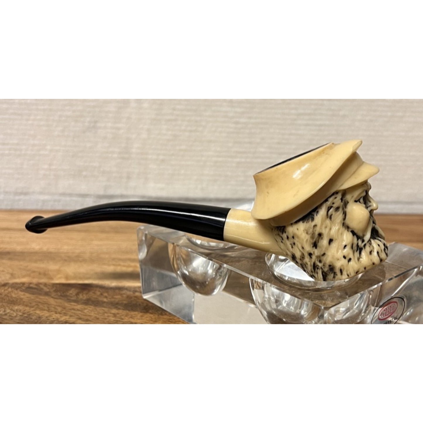 Vintage Meerschaum Hand Carved Sea Captain Estate Pipe
