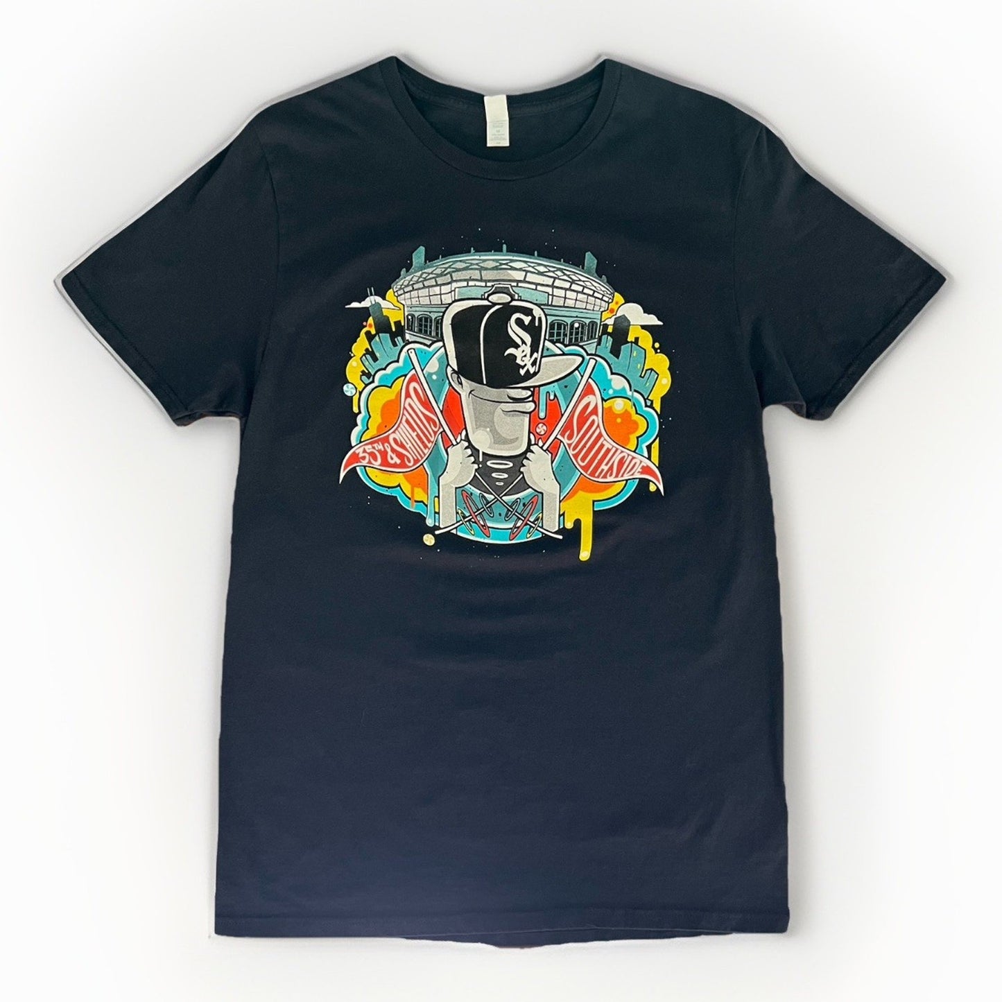 Chicago White Sox (M) Anthony Lewellen Southside Graffiti Graphic Tee 2019 MLB