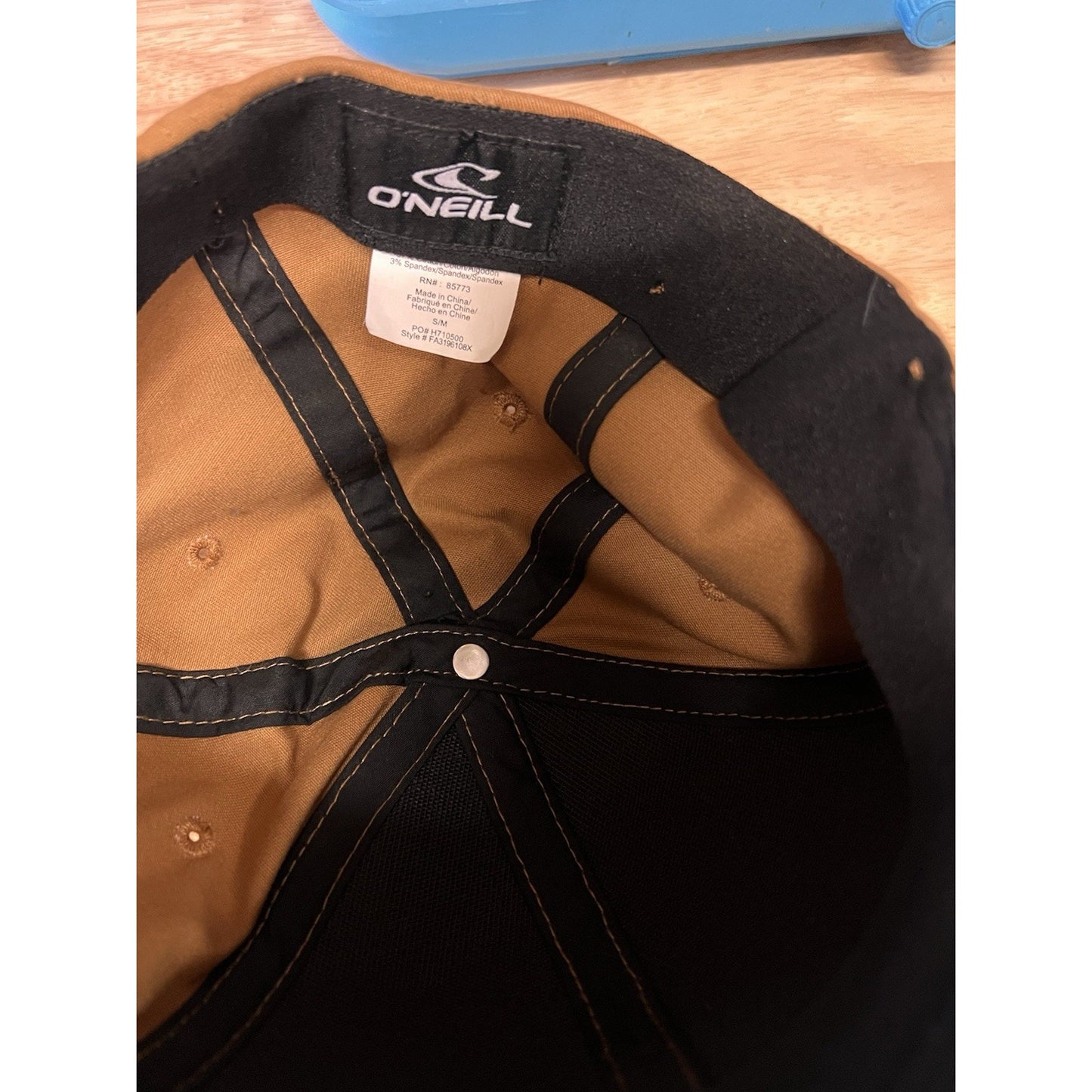 Oniell Tan One Size Solid Baseball Hat With Patch