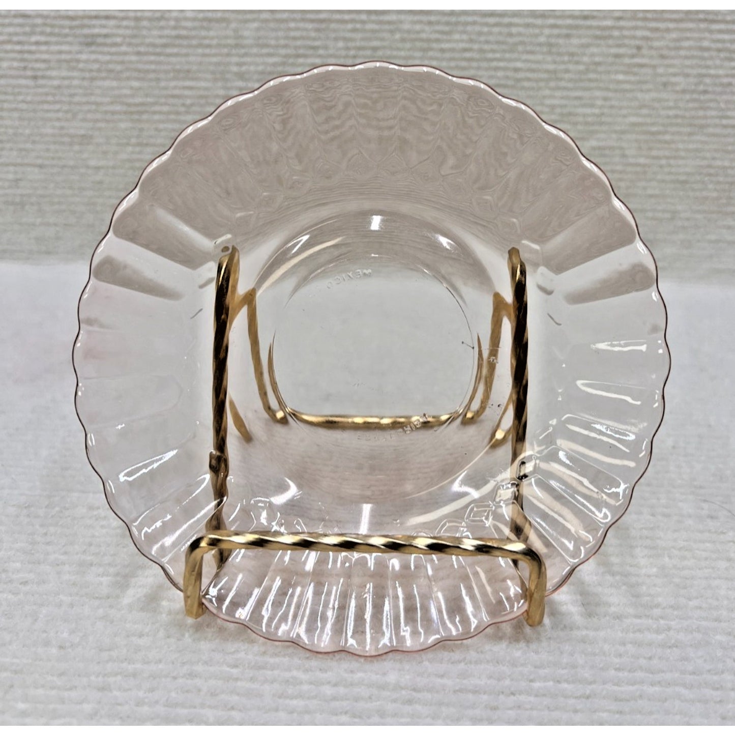 Vintage Fortecrisa Radiance "Swirl" Pattern Saucer Plate 5.75" Replacement