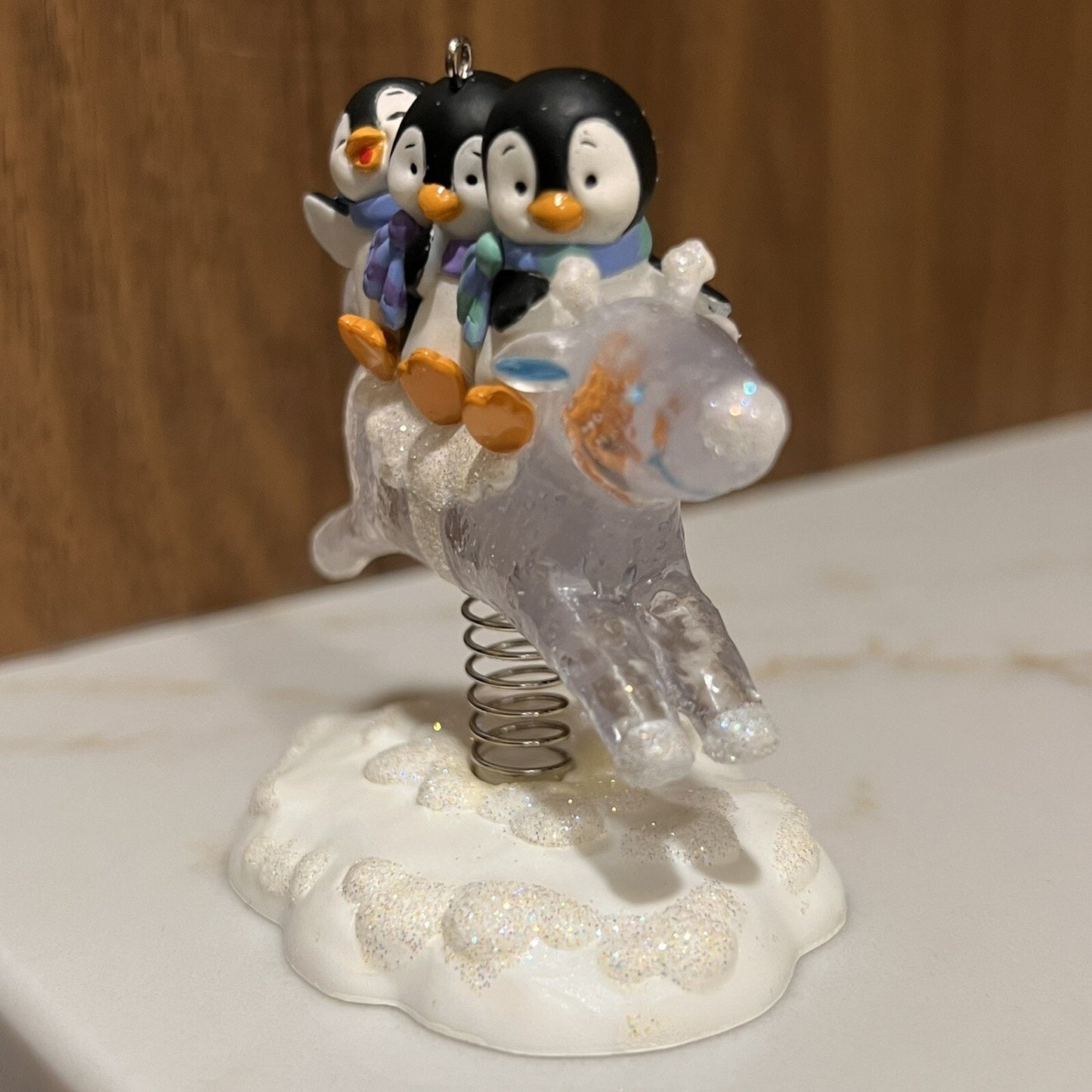 2013 Hallmark Keepsake Penguin Pals “Playful Penguins” Christmas Ornament w/ Box