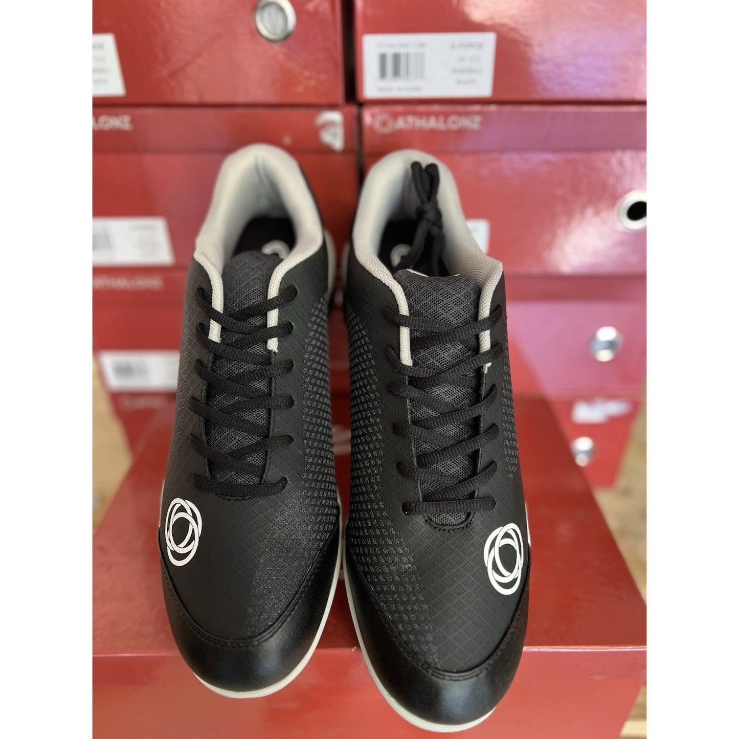 ATHALONZ G-Force Baseball/Softball Cleats Black Men’s NIB - 12.5 & 13.5 Sizes