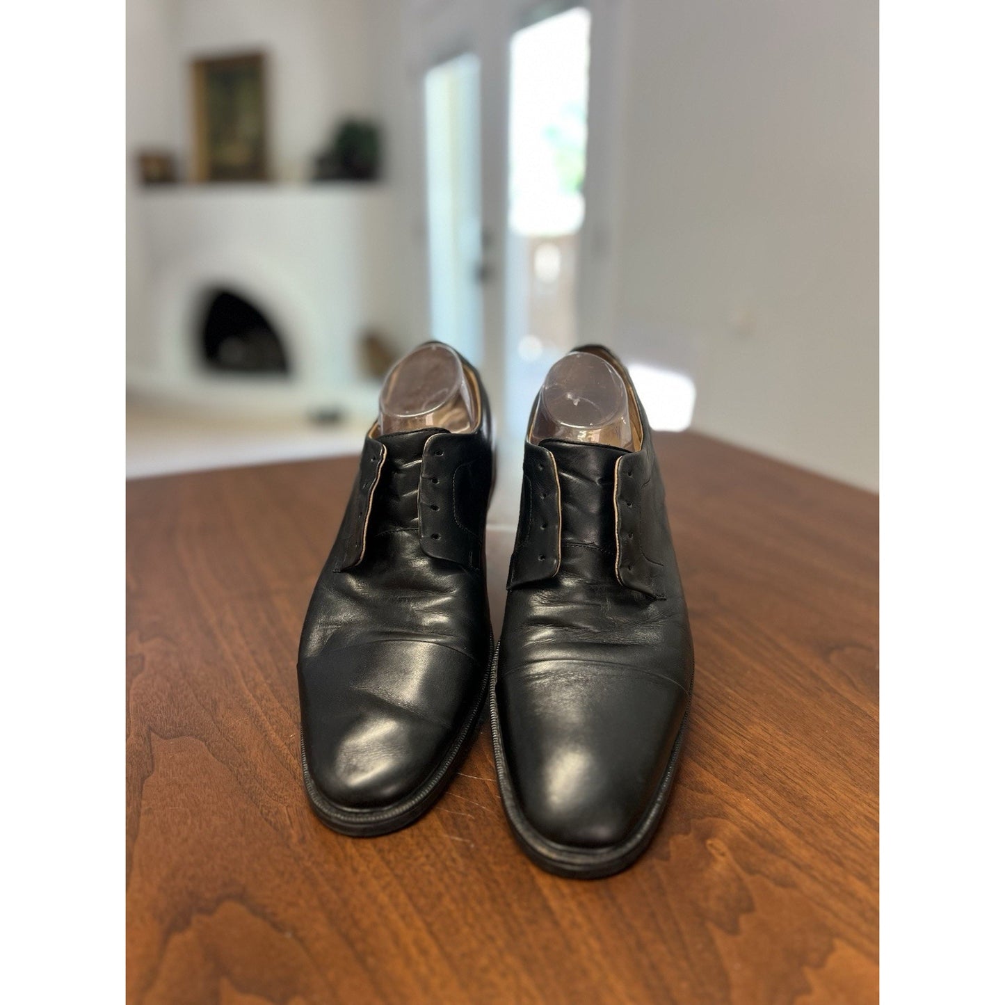 Cole Haan Black Leather Warren Cap Toe Oxford Dress Shoes Grand OS Mens Size 11