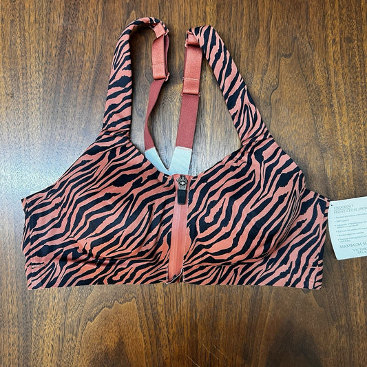 NWT Victoria Sport 34B Knockout Front Zip Max Support Adjustable Comfort Strap