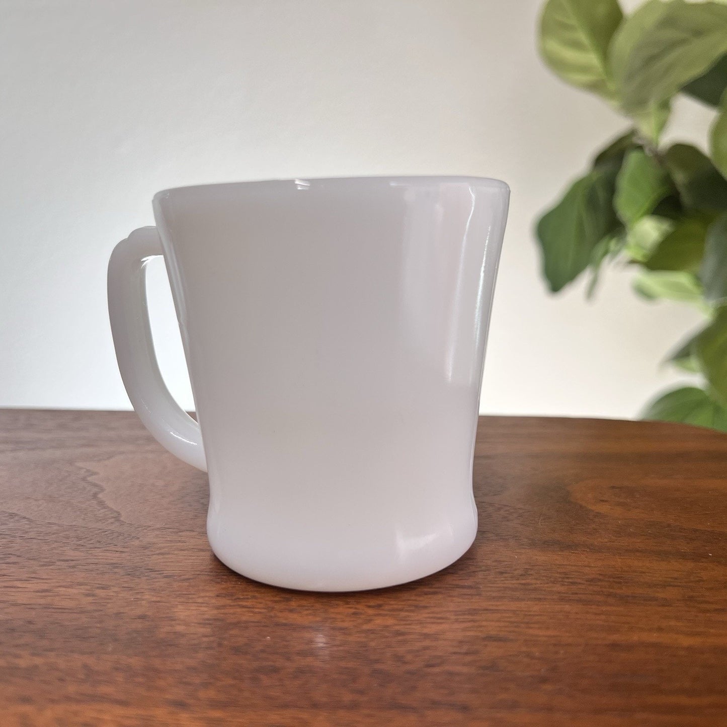 Vintage Anchor Hocking Fire King Milk Glass Mug Cup D Handle Restaurant Ware