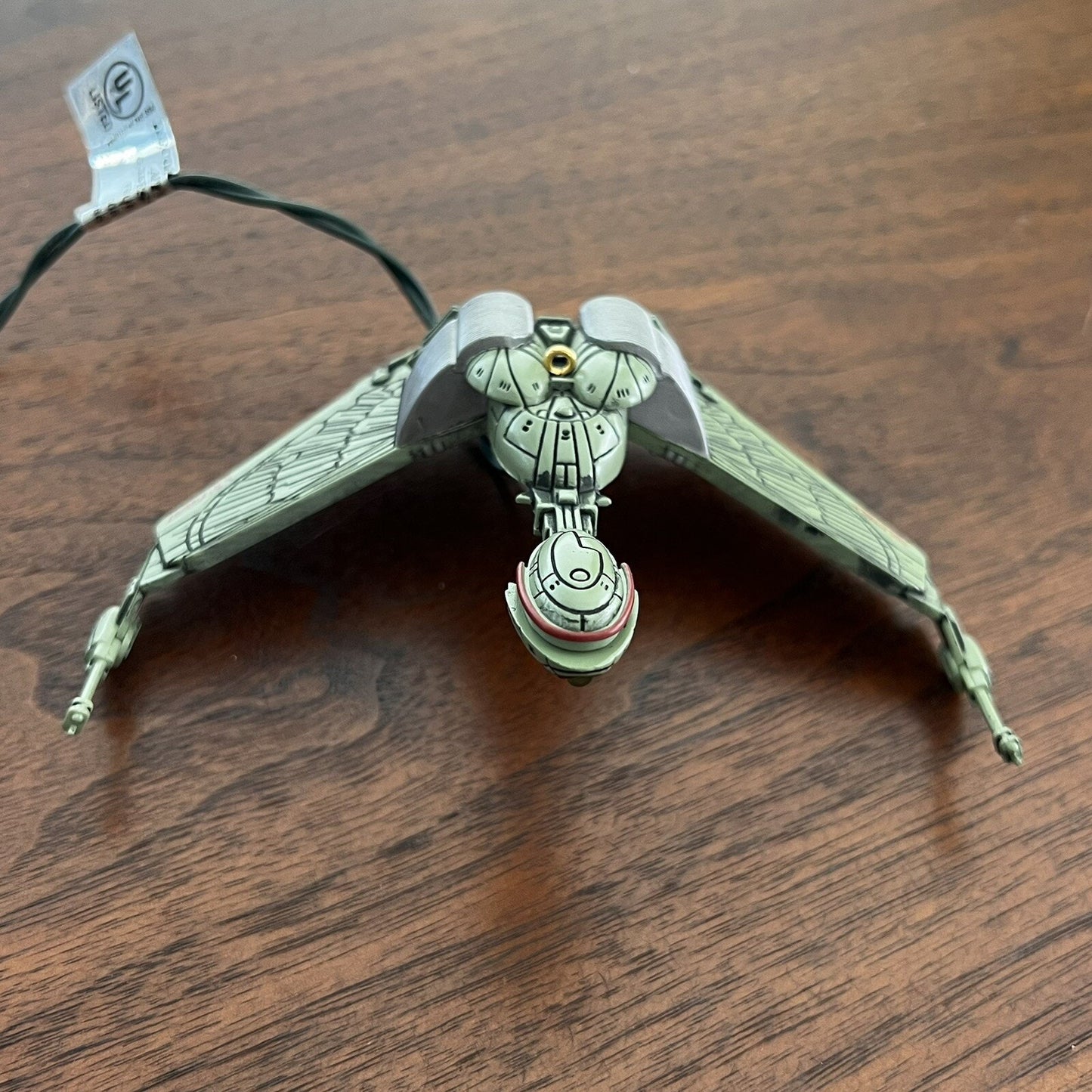 1994 Klingon Bird Of Prey Hallmark Magic Christmas Ornament Star Trek TNG Rare