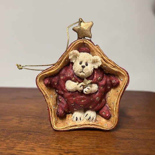 Boyds Bears Bearstone Twinkles Starbeary Longaberger 2002 Christmas Ornament TBC