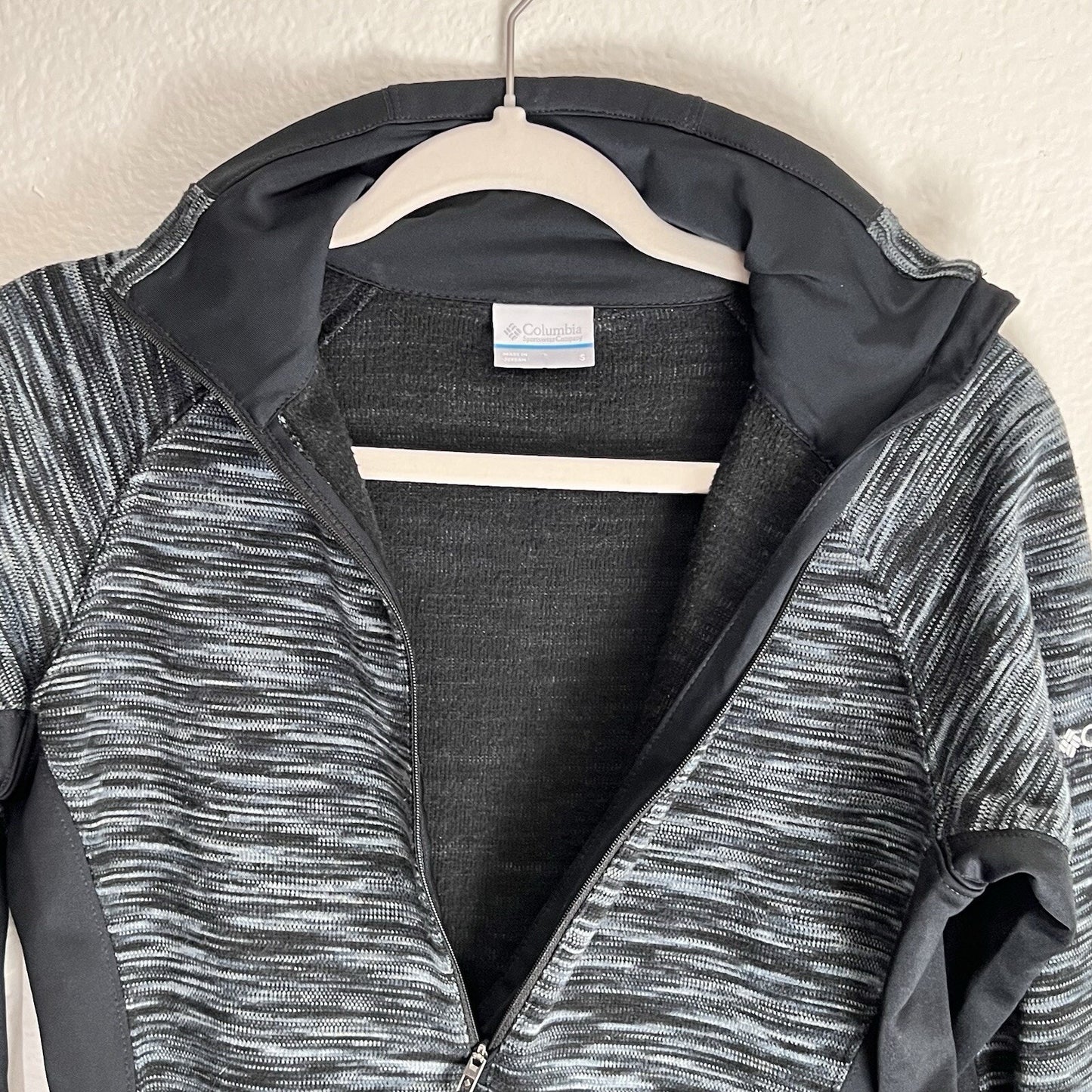 Columbia Sweater Womens (S) Long Sleeve Fleece 1/4 Zip Pullover Mock Neck Layer