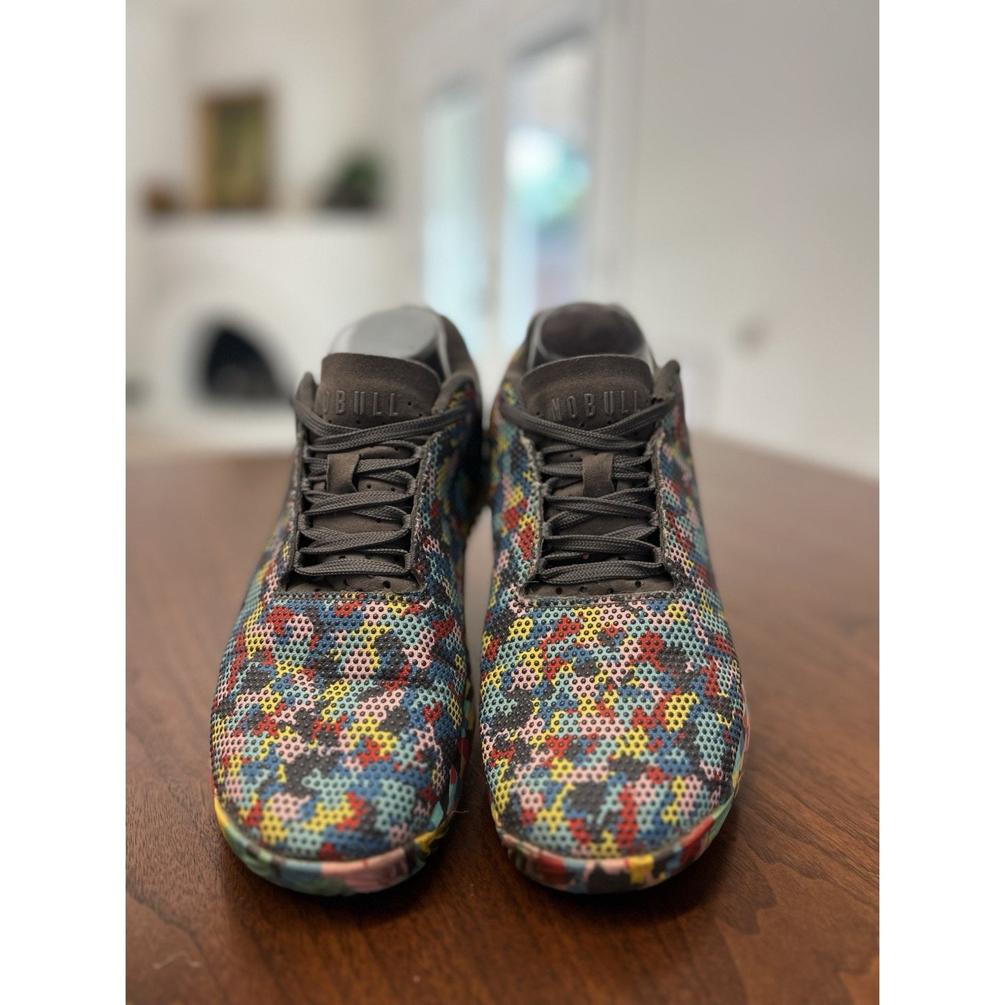 NOBULL Wild Trainer Pixelated Multi-color Pattern Men’s Sz 7.5 Women’s Sz 9