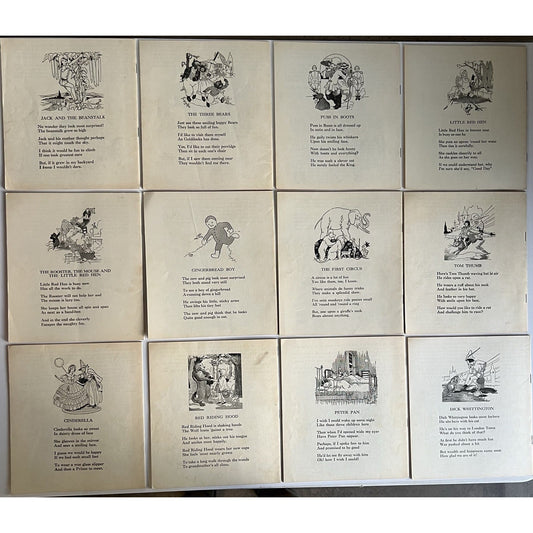 Lot Of 12 Depression Era Children's Books Platt & Munk 1930s Vintage Collectible