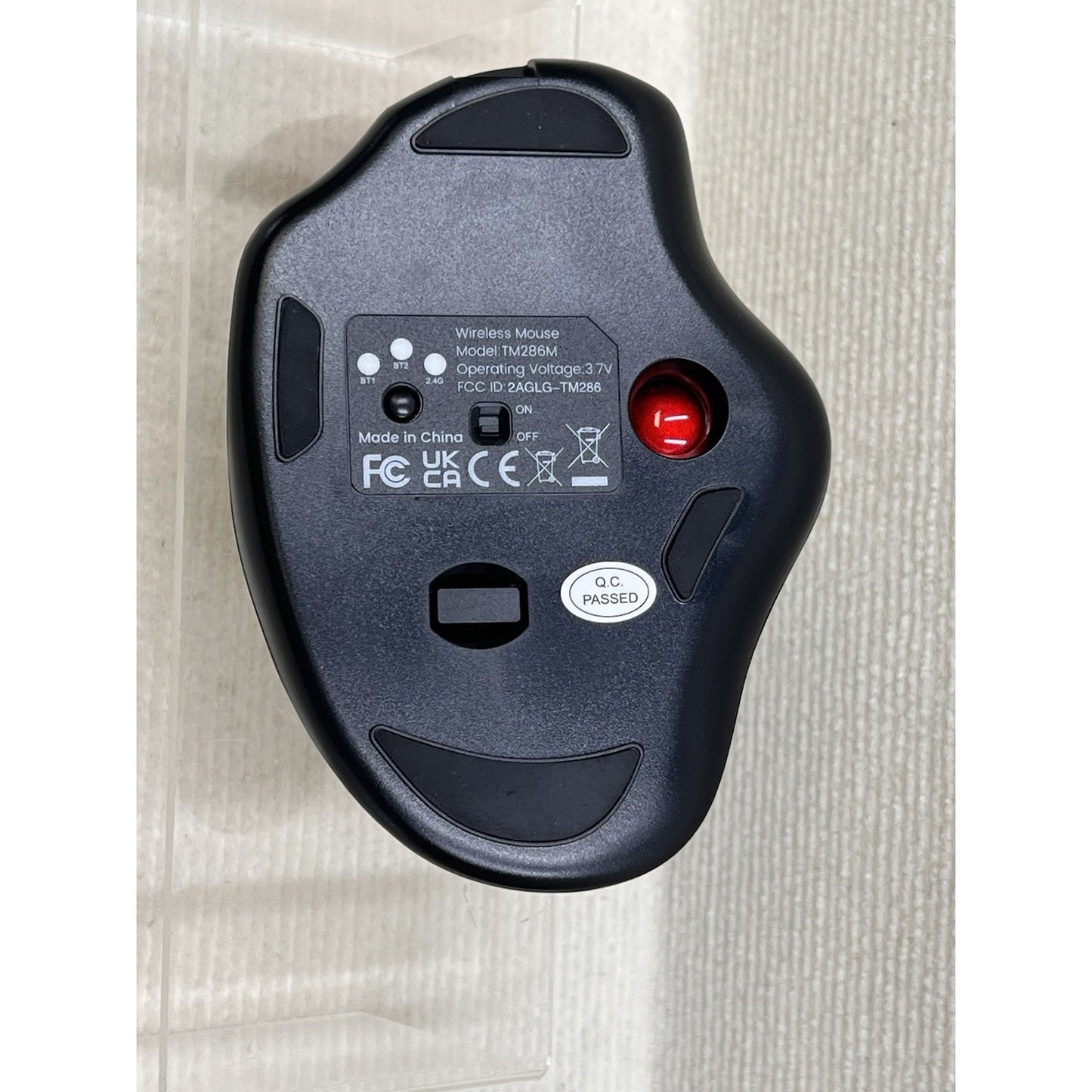 SABLUTE MAM2 Wireless Trackball Mouse - Ergonomic Thumb Control - Open Box New
