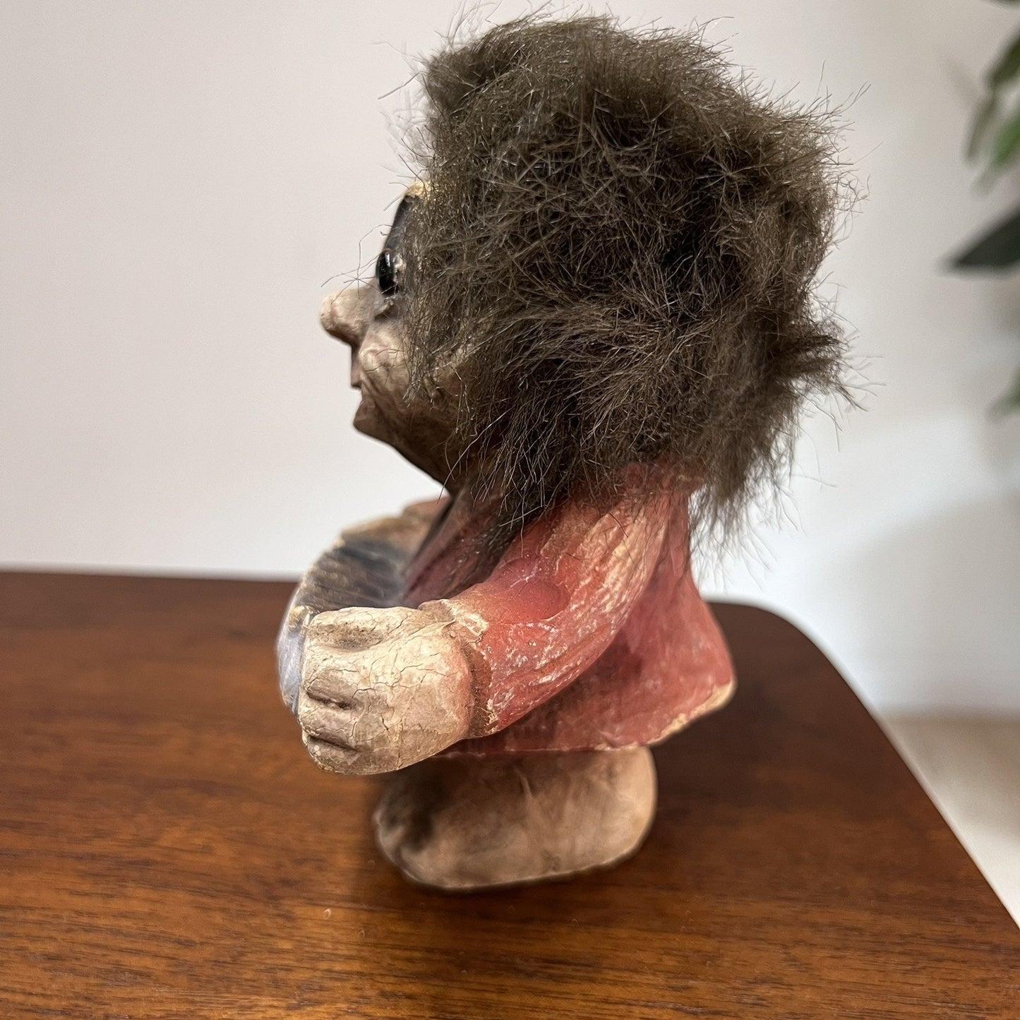 Lot Of 4 Rare Ny Form Troll Doll Handmade Retired Norwegian Collectible Folk Art