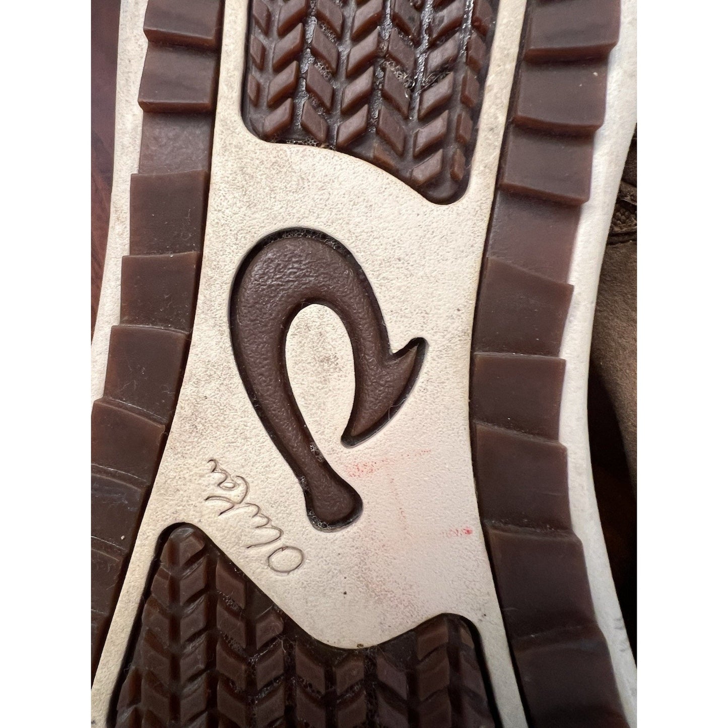 Olukai Malua Hulu Boots Women’s Sz 9 Shearling Lined Nubuck Leather Tan