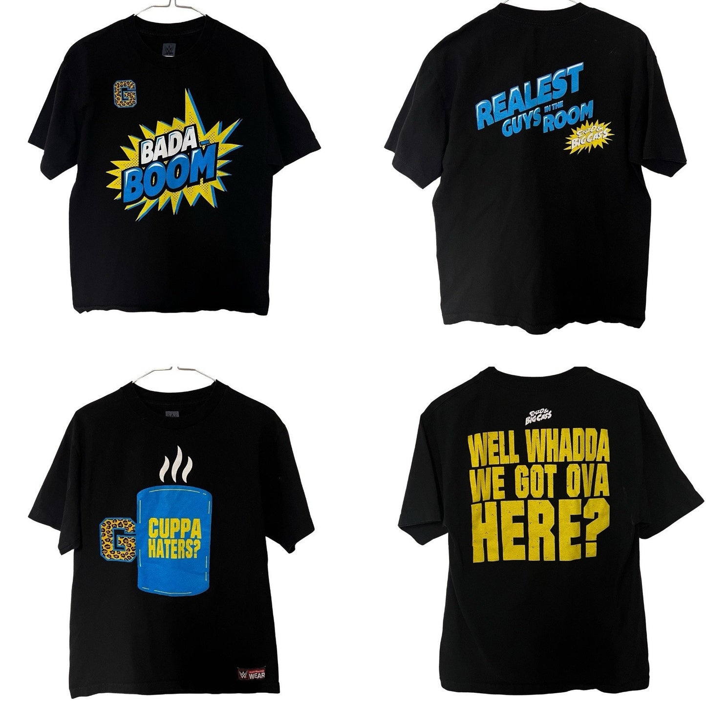 WWE Shirt Enzo & Big Cass Cuppa Haters Bada Boom Certified G Official Merch (M)