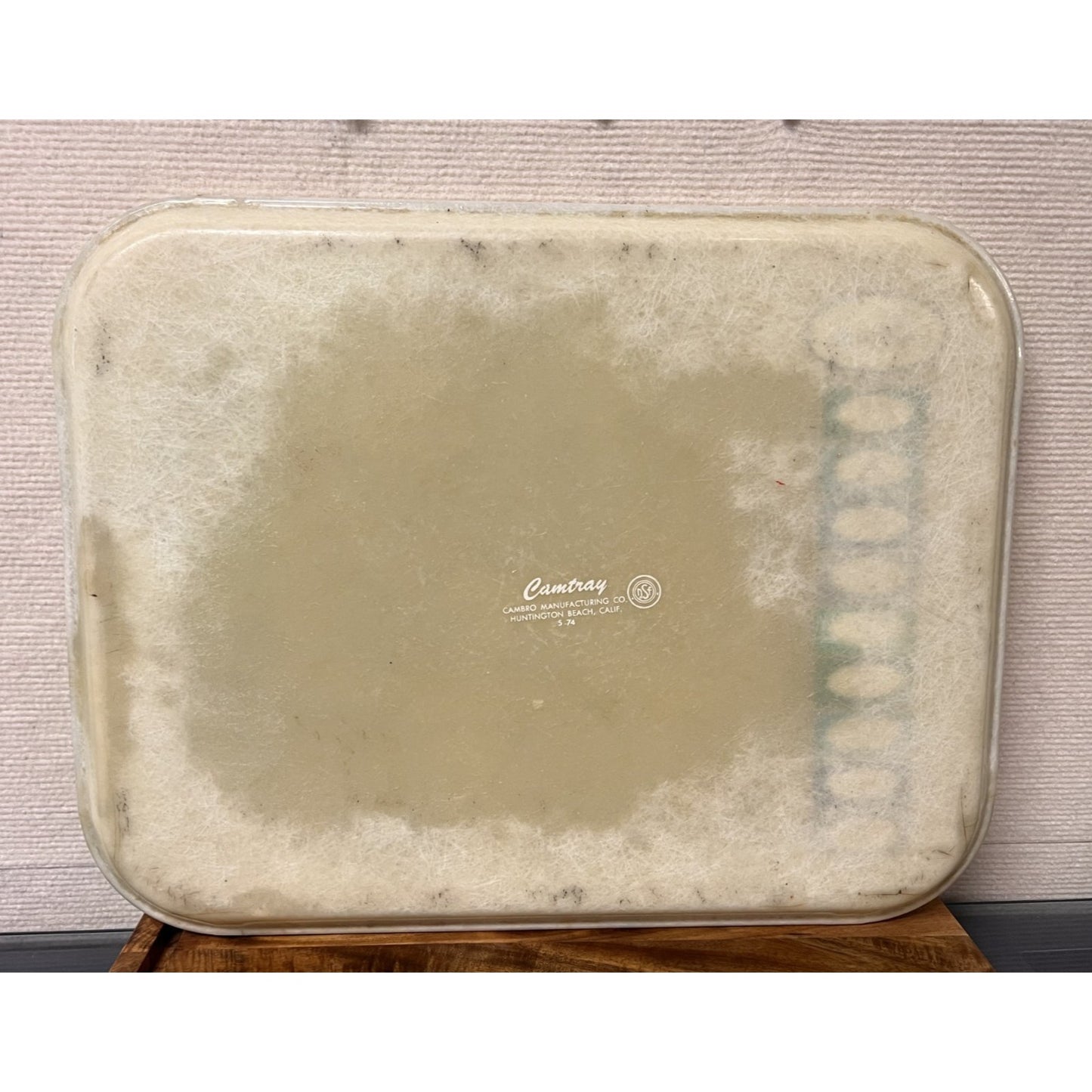 Vtg 1960s / 1970s Camtray Forum Cafeteria MCM Fiberglass Tray by Cambro Mfg Co